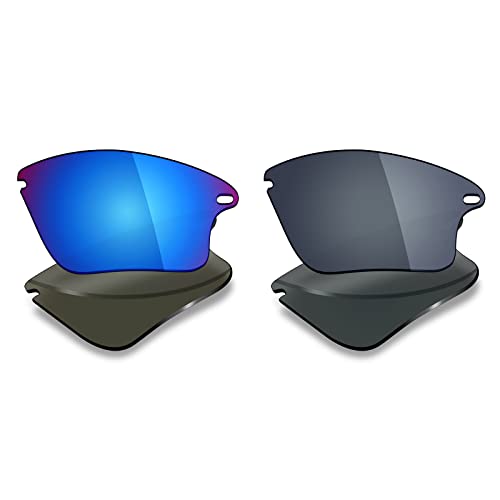 Image of Mryok 2 Pair Polarized Replacement Lenses for Oakley Fast Jacket XL Sunglass - Options