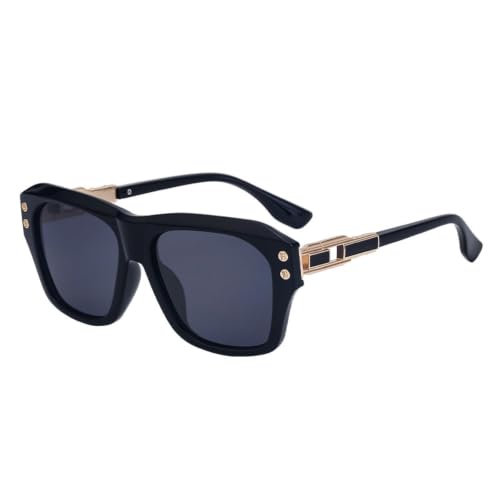 Lunettes de soleil polarisées carrées en acétate avec protection solaire complète UV400
