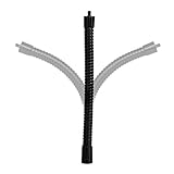 Grifiti Nootle 12 Inch Music and Camera Flexible Metal Black Gooseneck Arm Leg Stand 1/4 20 Threaded Male Female for Cameras, Clamps, Phone and Tablet Mounts