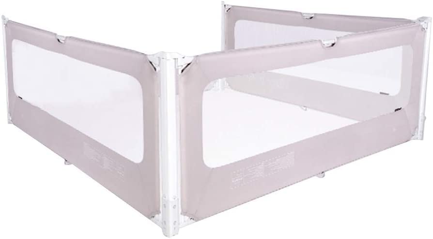 Barrière de lit de voyage avec maille ventilée pour des vacances sereines