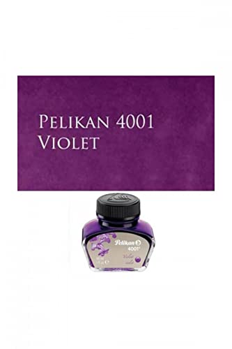 Pelikan 4001 Bottled Ink for Fountain Pens, Violet, 30ml, 1 Each (311886)