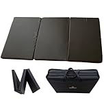 BabyDan Extra Thick Foldable Travel Cot Mattress, 60x120x4.5 cm, Black - Perfect for weekends and vacations