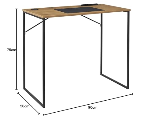 Bureau moderne compact résistant pour petit espace de travail et de gaming