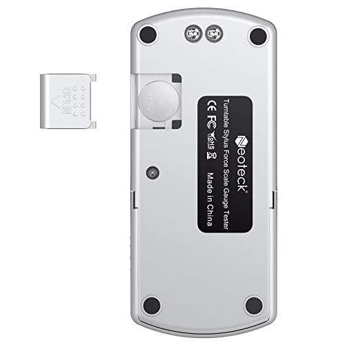 Neoteck Digital Turntable Stylus Force Scale Gauge 0.01G/5.00G Blue Lcd Backlight For Tonearm Phono Cartridge - Silver #TOP7