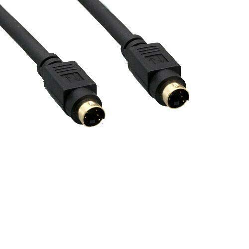 yanw 6' S-Video Cable MiniDin4 for Camcorder DVD DVR TV SVHS VCR Gold Plated