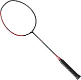 X Astrox Smash Graphite Badminton Racquest with Full Cover (Black Flash Red) | for Beginner Players | 73 Grams | Maximum String Tension - 28lbs | Ultra Light