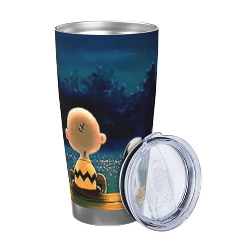 マグカップ スヌーピー コーヒーカップ コンビニカップ 保冷 保温 タンブラー ステンレス製 大容量 真空断熱マグ 蓋付き 持ち運び 直接ドリップ 車用 600ml Straw Three-piece Set