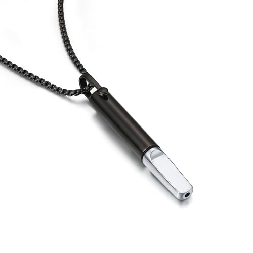 Breathing Necklace for Mindful Breathe Habit Aid and Anxiety Relief Breathlink Quit Smoking Smokeless Inhalers for Adult