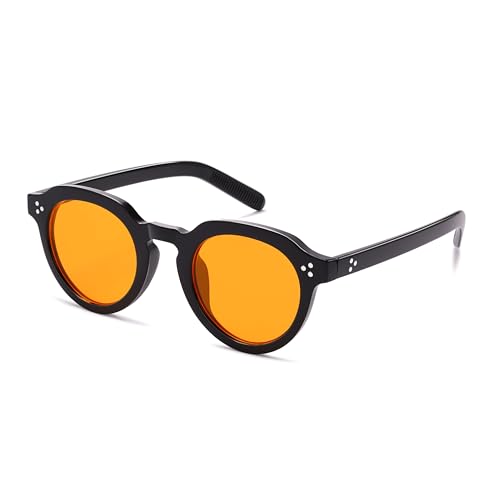 VANLINKER Small Round Hexagon Sunglasses for Men Women Retro Vintage Circle Shades VL9884
