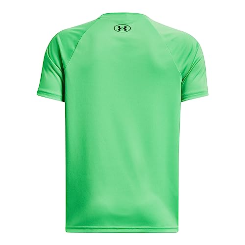 Image of Under Armour Boys' Tech Hybrid Printed Fill Short-Sleeve T-Shirt