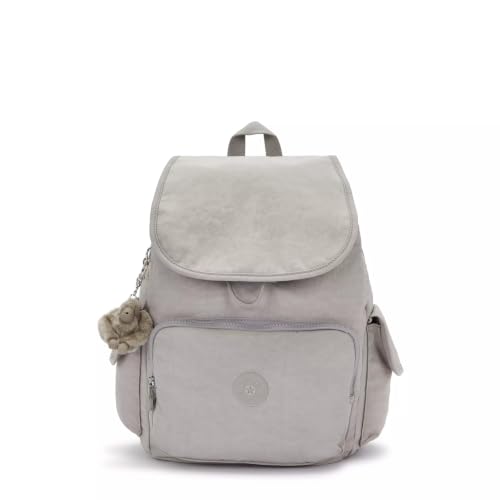 Kipling Damen City Pack Medium Rucksack, Grau Gris, 10.5" L x 14.5" H x 6.75" D, City Pack Medium Rucksack – Ansicht 1