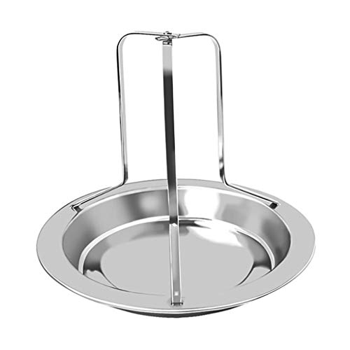Genérico ​​Estructura Funcional organizada​​ Asador Pan a la Parrilla Soporte Vertical de Inoxidable Pollo Rack Cocina, y Bar (Photo Color, One Size)