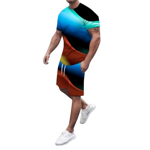 Ensemble de sport décontracté pour homme en marron taille XL