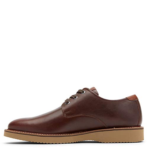 Dunham Clyde Plain Toe Men's Oxford Saddle Brown Leather - 13 Medium #TOP3