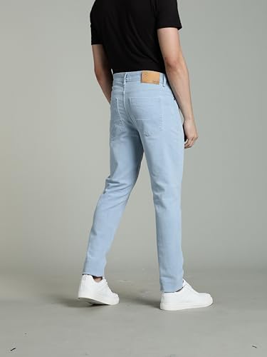 Image of INKD Men's Classic Regular Fit Jeans with 5 Pocket Styling | Mid- Rise | Soft & Stretchable | Men's Bottomwear (Available in Plus Sizes)