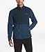 The North Face Men's TKA Glacier Full Zip Jacket, Blue Wing Teal/Urban Navy, L