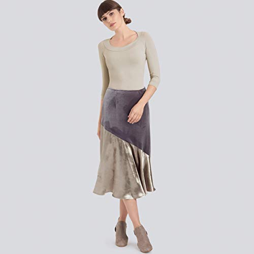 Simplicity H5 (6-8-10-12-14) SS9179H5 Misses' Skirts with Asymmetrical Seam & fit & Flare Hem
