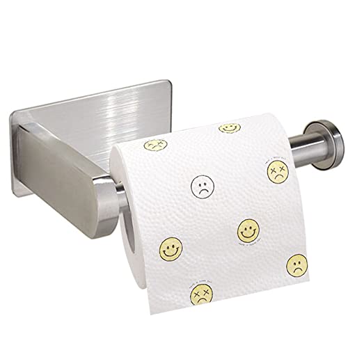 UMBWORLD Toilet Paper Holder, Self Adhesive 3M Toilet Roll Holder, no Drilling Sticky Waterproof Rustproof Toilet Tissue Dispenser for Bathroom and Washroom, SUS304 Stainless Steel (Classic Silver) UMBWORLD Toilet Paper Holder, Self Adhesive 3M Toilet Roll Holder, no Drilling Sticky Waterproof Rustproof Toilet Tissue Dispenser for Bathroom and Washroom, SUS304 Stainless Steel (Classic Silver)