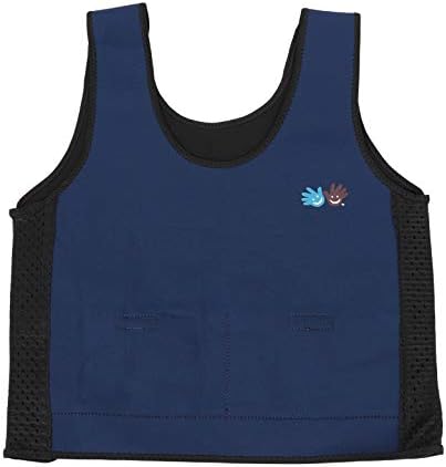 Fun and Function - Blue Weighted Compression Vest for Kids & Adults - Calming Weighted Vest for Kids with Sensory issues - Compression & Kids Weighted Vest - Toddlers, Kids, Teens & Adult Sizes