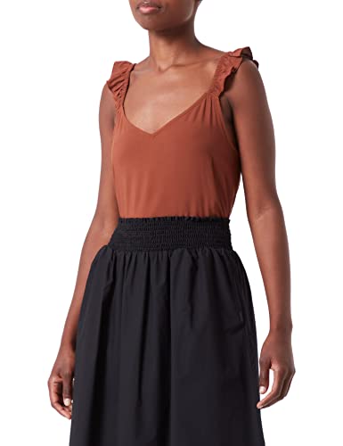 TOM TAILOR Denim Damen Top – Mit Knotendetail, Aus Baumwolle, Loose Fit – Lässiges Basic