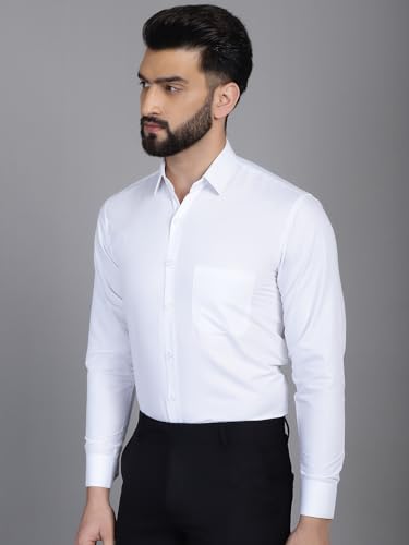 Image of Indian Needle Men's Solid Regular Fit Shirt
