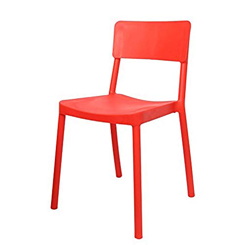 Image of Cello Eskimo Chair Set Pack of 2 - Red | Strong and Durable | Easy to Clean | Chair for Living Room, Bed Room, Kitchen, Office Room, Outdoor | 3 Years Warranty