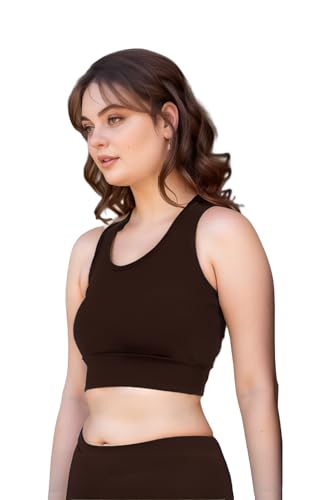Image of Sports Bra for Women | Non-Padded High Support Gym, Yoga & Running Bra | Seamless Sweat-Wicking Polyester Workout Bra