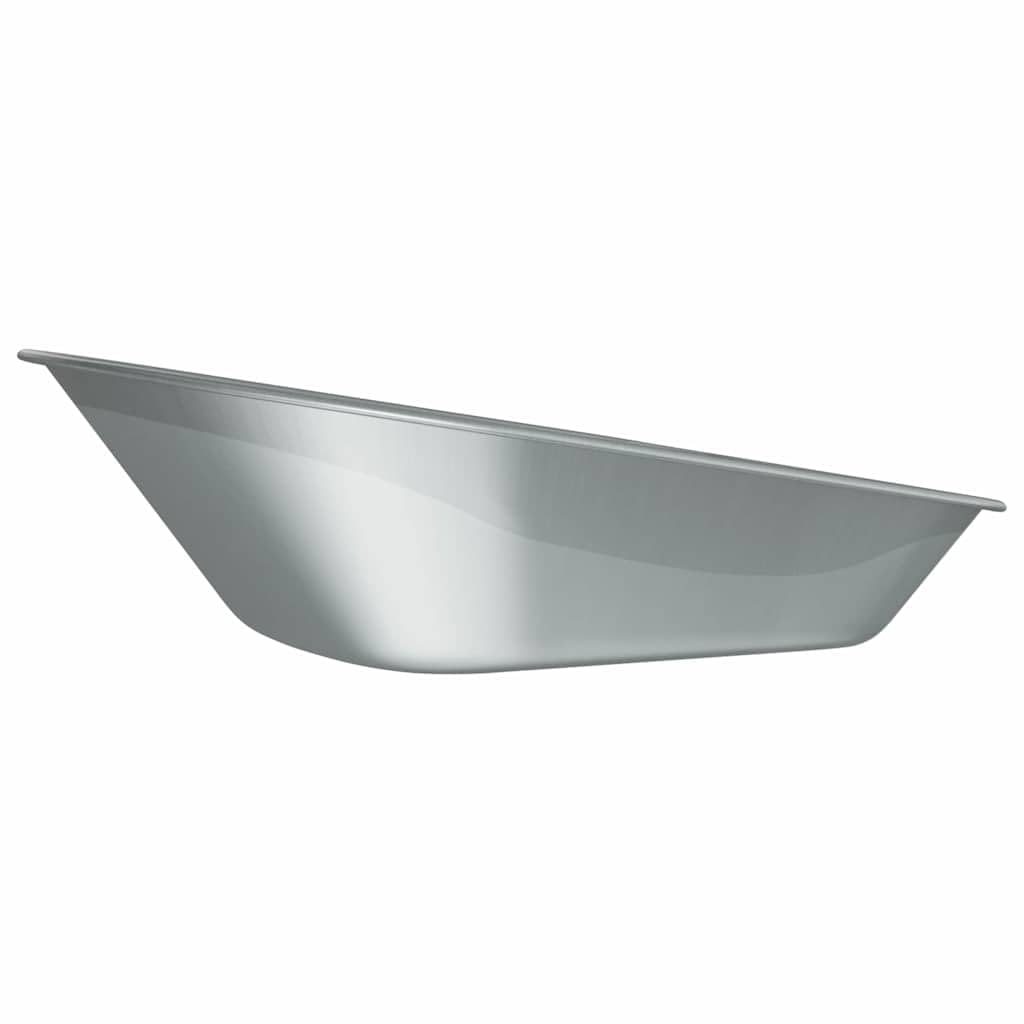 Ersatzschaufel Schubkarre Silber 90x63x28 cm Stahl | Robust, Wetterbestandig, Einfache Montage, Fur Erde Pflanzen Werkzeuge