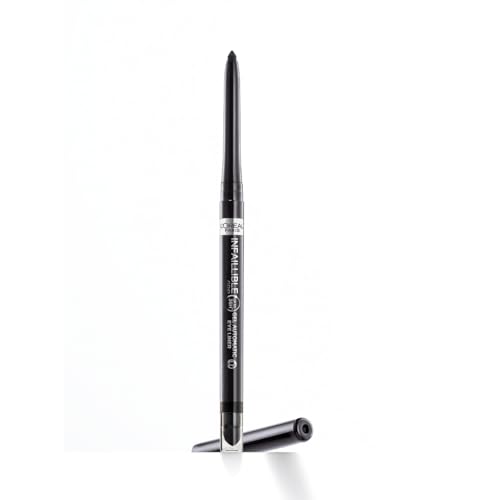 L’Oréal Paris, Crayon Eyeliner Mine Rétractable, Tracé Précis, Longue Tenue, Waterproof, Résiste aux Frottements, Sans Transfert, Infaillible Grip Liner, Couleur : Taupe Grey