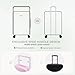 TUPLUS Suitcase Lightweight Luggage Hard Shell Suitcase with 4 Spinner Wheels Hold Check in Travel Case, Impression Series,24