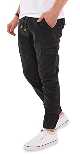 Indicode Herren Cord Hose Cargohose Sydney Baumwolle Cordhose Chino Jogger...