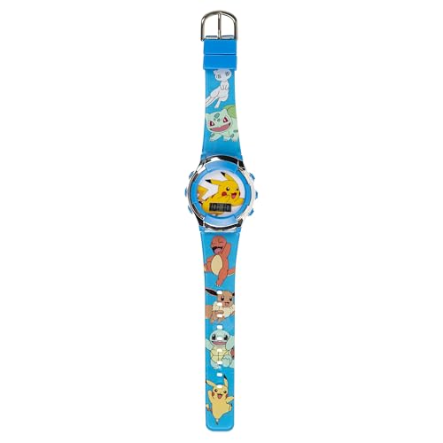 Pokemon Kids' Quartz Watch with Plastic Strap, 16