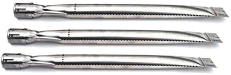 Grill Parts Zone Perfect Flame E3520-LPG, E3520-NG, E3520LPG, E3520NG (3-PK) Stainless Burner