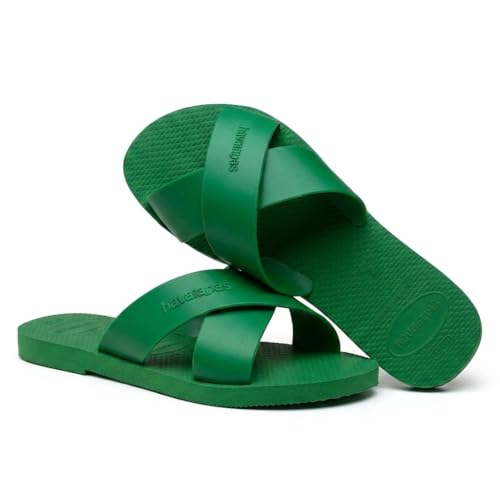 Rasteirinhas Havainas Aqua (Verde Patria, BR, Adulto, Numérico, 35)