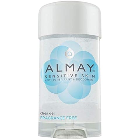 Almay Deodorant for Women, Gel Antiperspirant, Hypoallergenic, Dermatologist Tested for Sensitive Skin, Fragrance Free, 2.25 Oz Cover