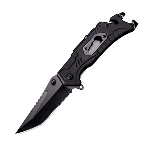 Folding Pocket Knife, Outdoor Survival Tools, Camping Gear, Suitable for Hiking, Biking, Fishing, EDC