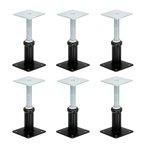 6 PCS House Floor Jacks for Lifting & Leveling, Adjustable Jack Posts (4