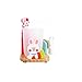 TrifyCore Lot de 500 adorables supports pour brosse à dents avec bonnet et 3 minutes de sable - Ventouse en bois - Support pour enfants - Motif lapin multicolore