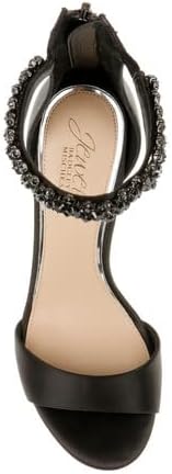 Jewel Badgley Mischka Louise Peep-Toe Block Heel - Image 6