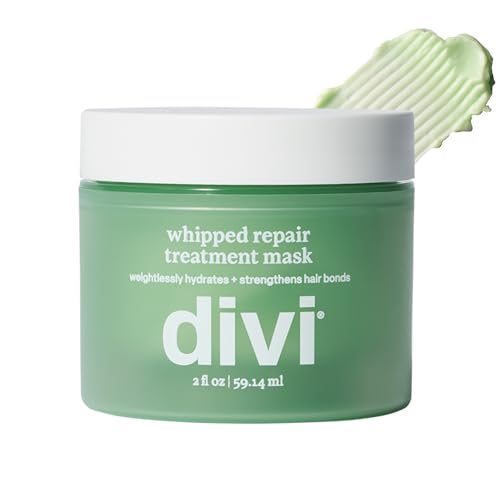 Divi Whipped Repair Hair Treatment Mask – Deep Conditioning Hair Mask for Dry, Damaged, and Color-Treated Hair - 2 Fl Oz