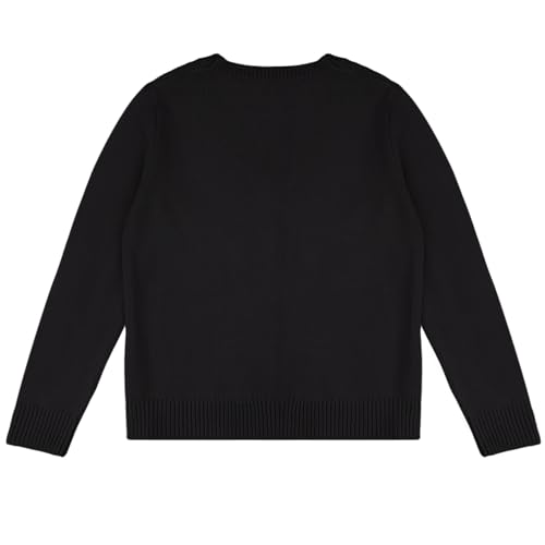 Image of Girls' Cardigan Sweater Long Sleeve Button Down Knit Sweater with Pockets School Uniform Outerwear 4-13 Years