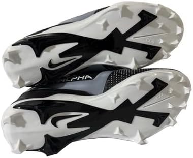 Nike Alpha Menace 4 Pro Mid Men's Football Cleats Black White FZ7702-005 Size 17 - Image 6