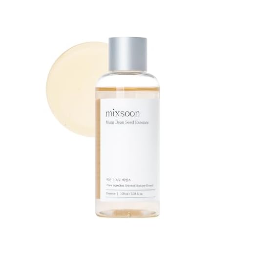 MIXSOON Mung Bean Seed Essence, Exfoliating Essence, Pore & Sebum Control, Moisturizing, for Dehydrated & Dull Skin, Blackheads & Acne Care, Korean Skin Care, for Sensitive to All Skin Type