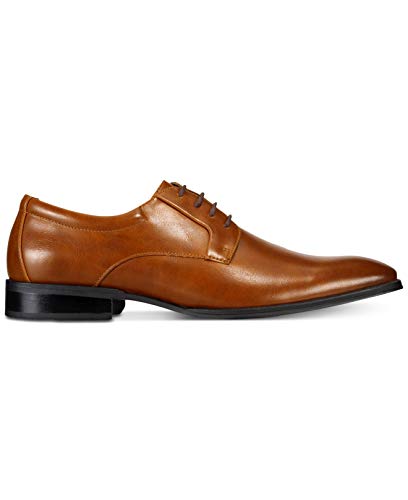 Alfani Mens Andrew Faux Leather Memory Foam Derby Shoes Tan 10.5 Medium (D)2