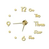 europawahl briefwahl deutschland 2. Gewicht: 250 ± 50 g Neuer Brief Wohnzimmer Europäische Acryl DIY 3D Wanduhr Home Decoration Clock Uhr Spiegel-C_27 Zoll