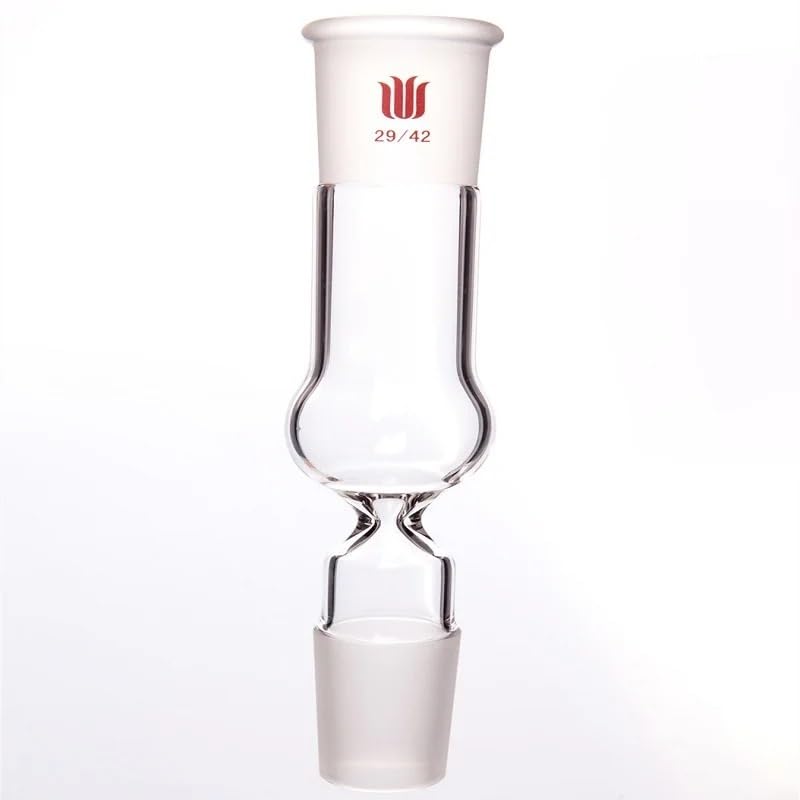 Lab Straight drying tube with upper and lower grinding ports, ADAPTER, DRYING TUBE, STRAIGHT, Borosilicate glass, A86(A861420)