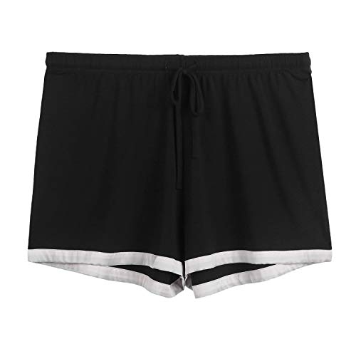 Image of Joyaria Cooling Pajamas Bamboo Viscose Women Short Sleeve V Neck PJ Shorts Set