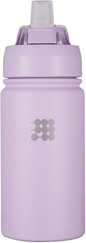 Vista 19 de Cubitt Botella de agua para niños de 14 onzas con tapa con pajilla, acero inoxidable aislado, vaso de doble pared, taza de viaje, taza térmica a