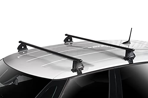 Summit SUP-036 Premium Multi Fit Roof Bars, Black Steel, Set of 2