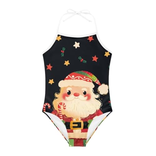 Image of Cute Christmas One-Piece Swimsuits Beach Swimwear Bathing Suit for 3-10 Years Girls